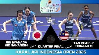 QUARTER FINAL IWANAGA/NAKANISHI (JPN) vs TAN/THINAAH (MAS)[WD] KAPAL API Indonesia Open 2025