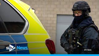 Hundreds of armed police in Glasgow for COP26