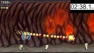 10000m in less than 4 minutes - Jetpack Joyride speedrun v2 (Former WR)