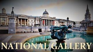 Trafalgar Square & The National Gallery, London. Nov. 2017.