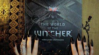 ASMR Book Triggers  The World of the Witcher  Page Turning, Tracing, Tapping  Whispering