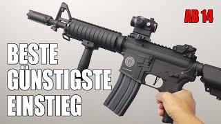 Der beste günstigste Airsoft Einstieg | BTG Custom CQBR Black