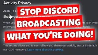 How To Stop Discord Displaying Your Games & Activity Status