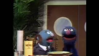 Sesame Street Waiter Grover Bacon And Eggs (Reversed)