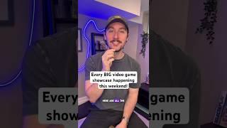Every BIG video game showcase happening this weekend!  #gamingshorts #gaming #indiegames