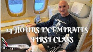 MANILA TO DUBAI TO LONDON VIA EMIRATES FIRST CLASS