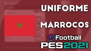 PES 2021 - Uniformes/kits Marrocos/Morocco (20-21) Xbox