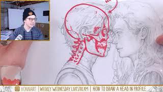 Stream: How to Draw a Head in Profile