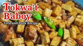 Simple, easy to cook pero napakasarap na Tokwa't Baboy (Tofu and Pork Recipe) #Budgetfriendly