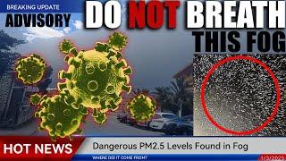 ️ URGENT PSA Fog Health Hazard – Dangerous PM2 5 Levels Are Skyrocketing! Protect Yourself Now!