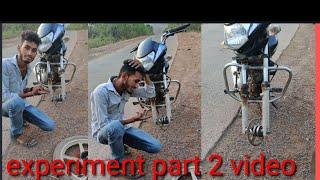 bike front tyre experiment NS mechanic ️