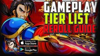 [Tier List Reroll] Three Kingdoms All Stars (Android IOS) Launch Gameplay