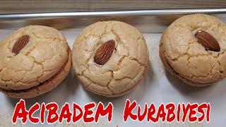 Sadece dört malzeme !! Lezzeti tarifsiz  Acıbadem Kurabiyesi Tarifi / Turkish Almond Macarons