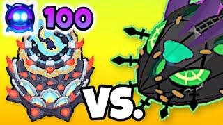 Can A MAX Level 100 Tack Paragon SOLO The Elite Boss? (Bloons TD 6)