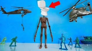 УНИТАЗОГОЛОВЫЙ SCP-6789 Siren Head ! Лепим из пластилина Сиреноголовый Нубастер Play