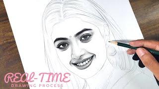 REAL-TIME Hyper Realistic Drawing Process PART 1