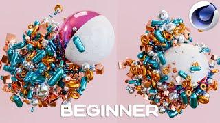 Cinema 4D Tutorial Beginner - Create Your First Animation In 10 Minutes