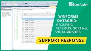 WinForms DataGrid: Grouping, Filtering, Sorting, and Summaries