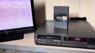 Sony SL-C40 Betamax Videorecorder Beta VCR 80’s Testlauf