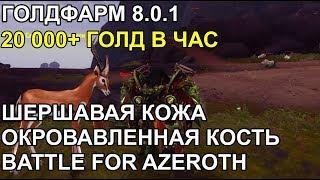 ГОЛДФАРМ 8.0.1 20000+ ГОЛД В ЧАС ШЕРШАВАЯ КОЖА ОКРОВАВЛЕННАЯ КОСТЬ BATTLE FOR AZEROTH