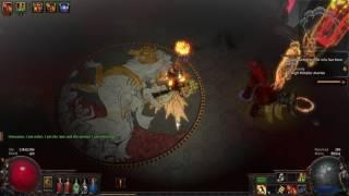 Path Of Exile Fall Of Oriath Beta : High Templar Avarius Boss Fight