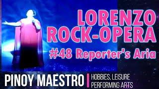 48 Camille Lopez-Molina sings "Reporter's Aria: Psalm 1" in Lorenzo Rock Opera (Manila 2013)