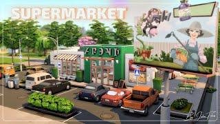 Супермаркет│Строительство│Supermarket│SpeedBuild│NO CC [The Sims 4]