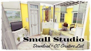 Sims 4 - Small Studio (Download + CC Links Creators) Part2