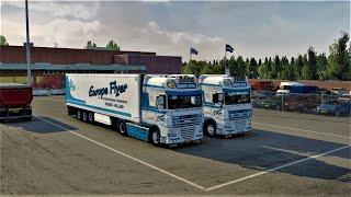 ETS2 1.47 ProMods 2.65 Convoy Multiplayer DAF XF 105.510/460 (Eindhoven -Valenciennes )