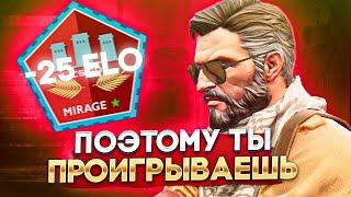 ИЗ-ЗА ЭТОГО ТЫ  ПРОИГРЫВАЕШЬ НА DE_MIRAGE