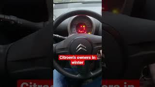 Citroen’s owners in winter