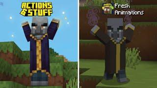 Action & Stuff vs Fresh Animations Minecraft Part 1 | Mob Animation Comparison!