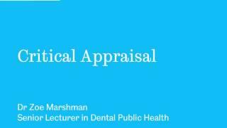 Critical Appraisal with CASP Part 1