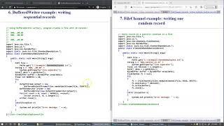 11.19 FileChannel example writing random records