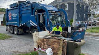 Republic Services Garbage Truck VS Spring Bulk Clean UP