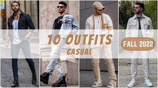 10 Latest Fall Casual Outfit Ideas For Men 2022 | Men's Fashion | Fall 2022