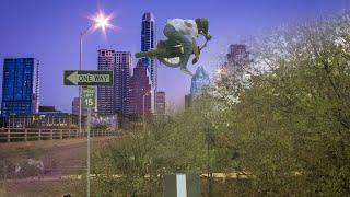 SURRON X URBAN FREERIDE DOWNTOWN AUSTIN! (50FT JUMPS)