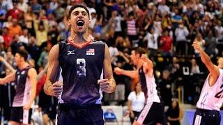 Taylor Sander - USA vs Serbia FIVB 2015 World League Volleyball Highlights