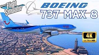 iFly B737 MAX8 | Turbulent Landing | Casablanca | Insane Realism 4K MSFS!