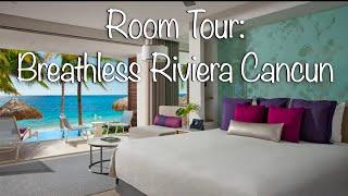 ROOM TOUR: Breathless Riviera Cancún | Xhale Club Junior Suite Swim Out Tropical View