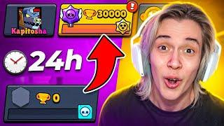 24 Часа ЧЕЛЛЕНДЖ в BRAWL STARS  Сколько заработаю КУБКОВ в Бравл Старс?