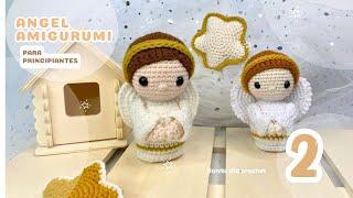 Angel Amigurumi. Angel tejido a Crochet. Pesebre Navideño Tejido  (Parte 2)