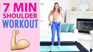 7 min Shoulder Workout for Women | BEST Arm Workout at Home