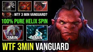 WTF 3Min Vanguard Unkillable Carry 100% Pure Helix Spinning Axe Hard Counter Any Hero Dota 2