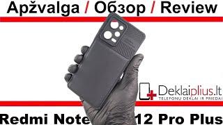 Xiaomi Redmi Note 12 Pro Plus camera protection dėklas-чехол-case