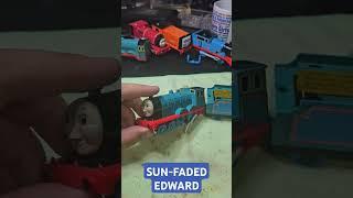 THOMAS & FRIENDS TOMY EDWARD SUN FADED CRACKED #thomasandfriends