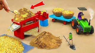 Diy tractor mini making Corn Sheller & Sand Screening Machine | diy Agricultural Machine | HP Mini