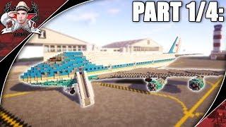 Minecraft: Modern Boeing VC-25A "Air Force 1" | Presidential Transport Tutorial (Part 1/4)