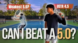 USTA 4.5 vs The "Weakest" 5.0 (Full Match Highlights vs Matt Lin)