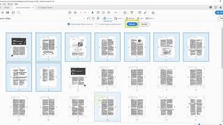 Adobe Acrobat DC Extracting and Deleting Pages